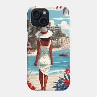 Isla Mujeres Mexico Vintage Poster Tourism Phone Case