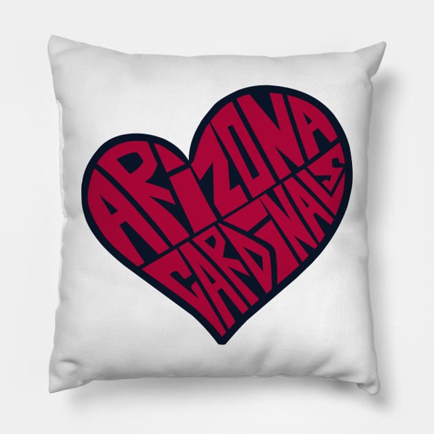 Cardinal hockey warp text Pillow by Lyandarcs