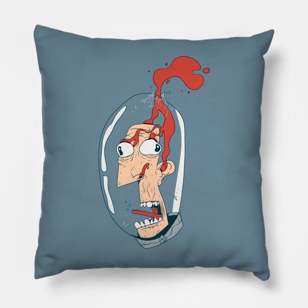 Helmet Malfunction Pillow by revjosh