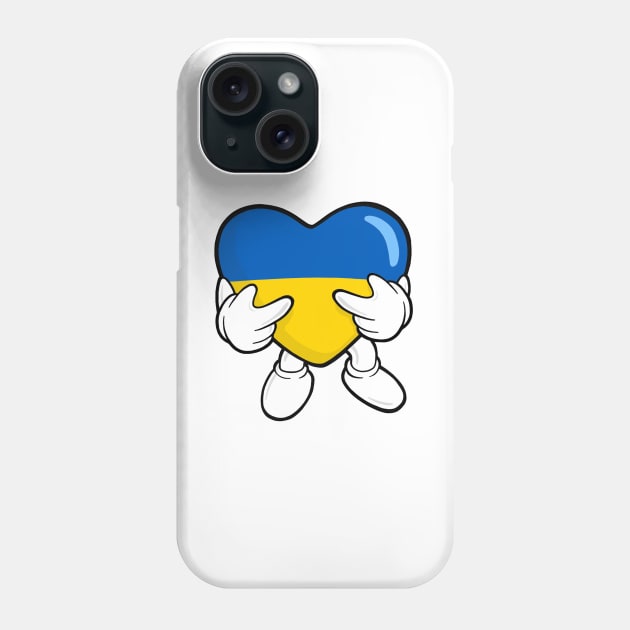 I Love Ukraine Phone Case by JJW Clothing