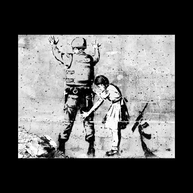 Banksy Girl and Soldier by truefriend