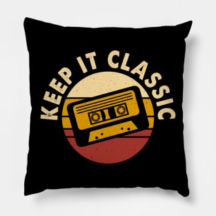 Keep It Classic T shirt For Women Pillow
