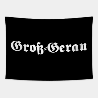 Groß-Gerau written with gothic font Tapestry