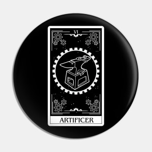 Artificer Tarot Card D&D Nat 20 Dungeons & Dragons Pin