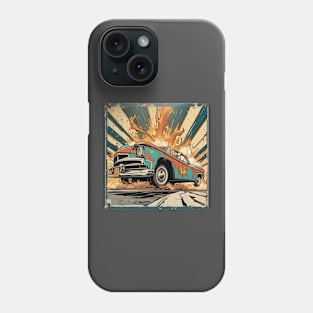 Car on fire Phone Case