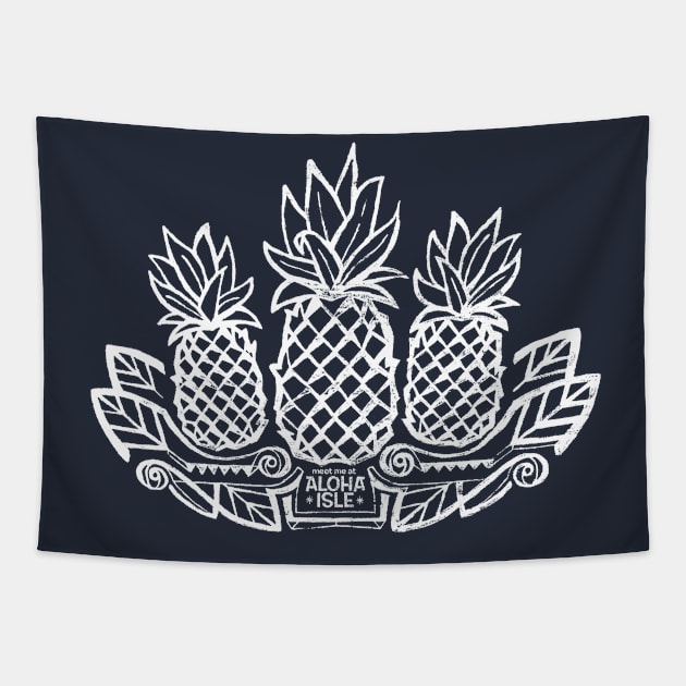 Meet me at Aloha Isle Tapestry by GoAwayGreen