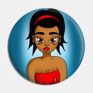 cute brown girl Pin