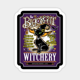 Jim8ball - Black Cat Witchery Magnet