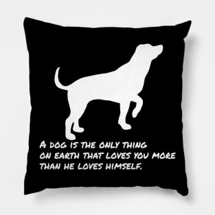 Dog Quote Pillow