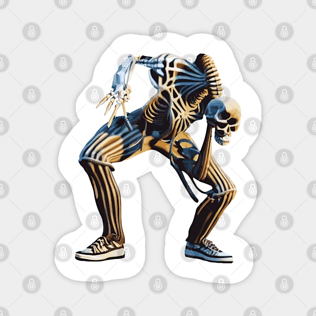 skull dancer Magnet by Mammoths