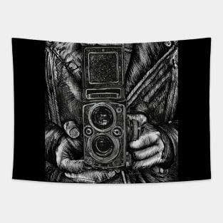 Twin Lens Camera Tapestry