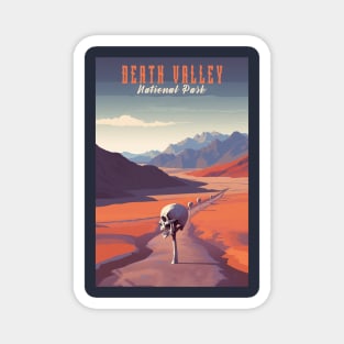 Death Valley National Park Vintage Travel  Poster Magnet