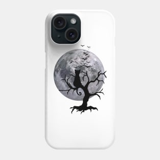 Halloween Cat | Moon | Horror Unisex Phone Case