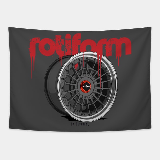 Rotiform Rims Tapestry by LpDesigns_