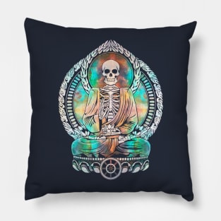 Galactic Starving Buddha Pillow