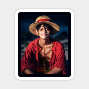 Realistic Luffy Magnet