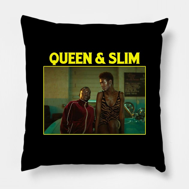 Queen & Slim Pillow by rembo