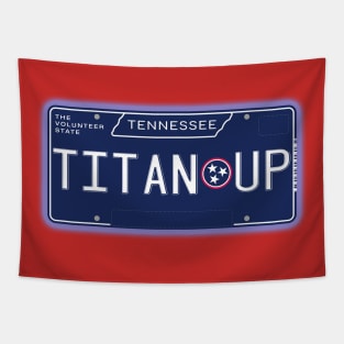 TN License Plate- TITAN UP Tapestry