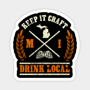 Drink Local design for any Craft Beer Lover from Michigan Magnet