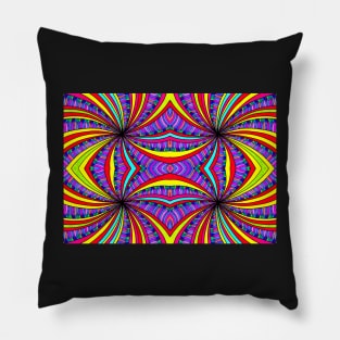 Psychedelic Abstract colourful work 137 Pillow