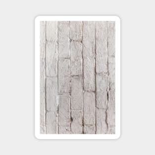 White Painted Brick Wall Magnet