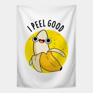 I Peel Good Cute Fruit Banana Pun Tapestry