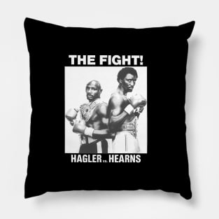 Hagler - Hearns BW Pillow