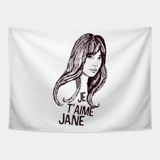 Je T’aime Jane Birkin Tapestry