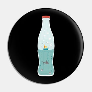 Trawler in a bottle Pin