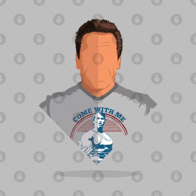 Arnold Schwarzenegger Come With ME by portraiteam