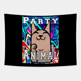 Cat Party Animal 333 Tapestry