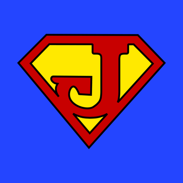 Superhero Symbol Letter J by NextLevelDesignz