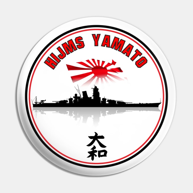 Battleship Yamato Pin by darkside1 designs