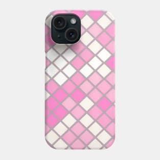 LILAC DIAMOND DESIGN, PASTEL COLOR, DIAMOND PATTERN Phone Case