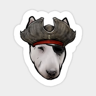 Bull Terrier Pirate Magnet