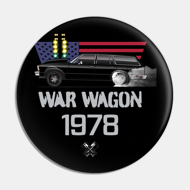 War wagon Multi Color Pin by JRCustoms44