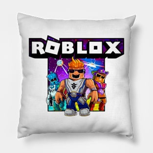 Roblox Noob Avatar Throw Pillow by Cacao Dreams