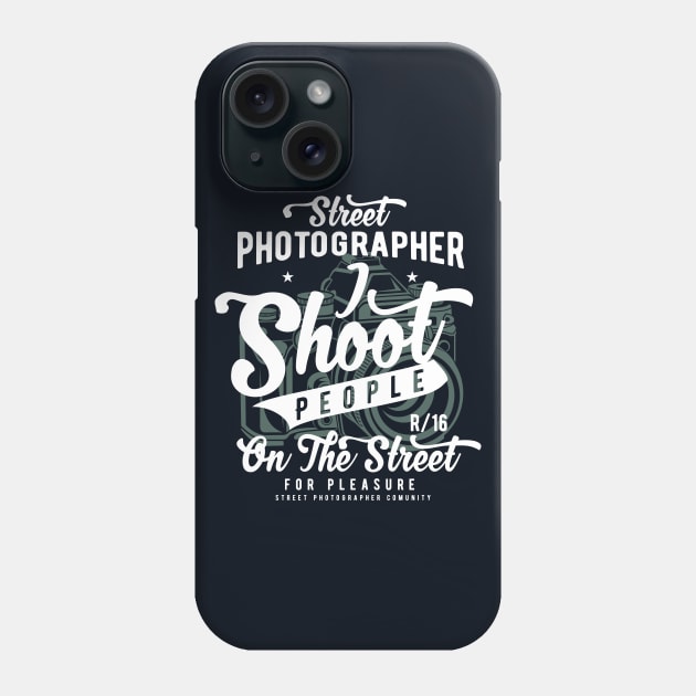 Street Photographer Phone Case by lionkingdesign