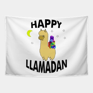 Happy Llamadan Tapestry