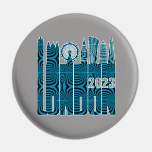 London Skyline 2023 - Optical Wormhole Pin