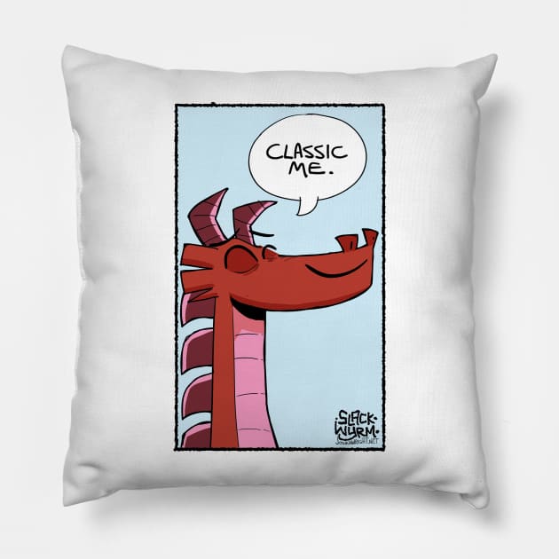 Classic Me Pillow by Slack Wyrm