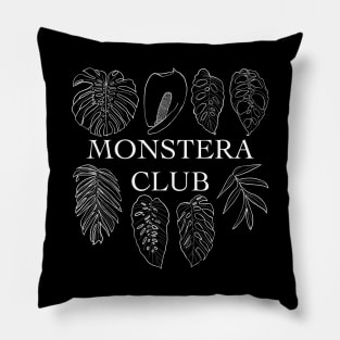 Monstera Club Pillow