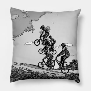 bmx race Pillow