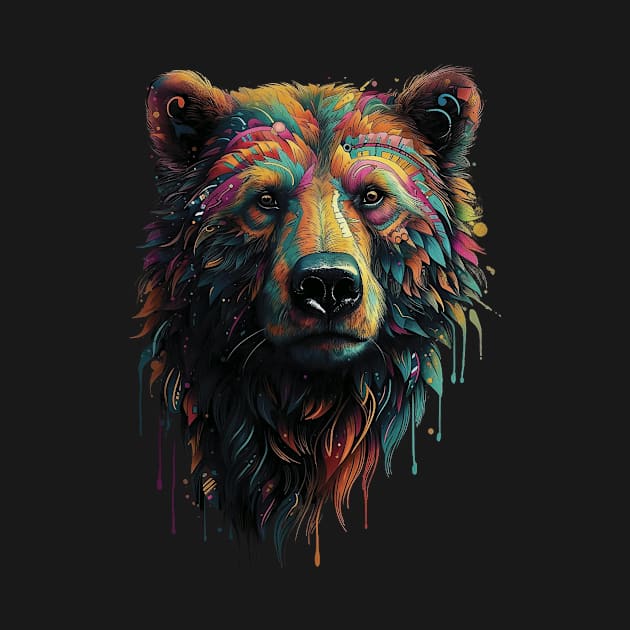 Boho bear by GreenMary Design