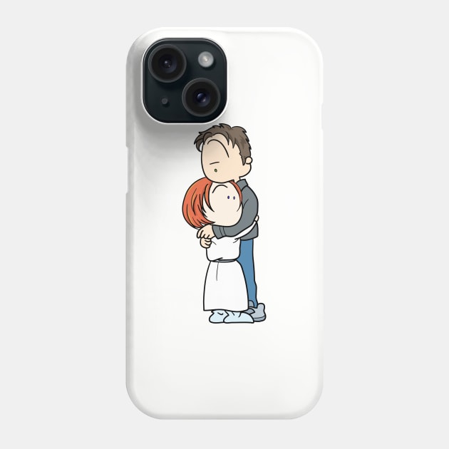 The Hallway Hug Phone Case by worrynet