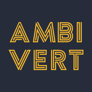 Ambivert - Yellow Print T-Shirt