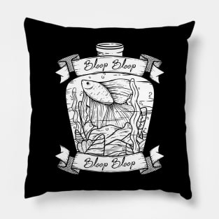 Fish in a Bottle Pillow