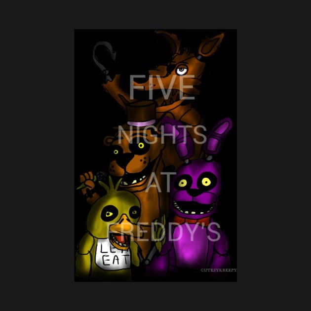 FNAF Cast by CutesyKreepy