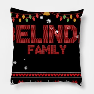 Belinda Family Christmas, Name Xmas , Merry Christmas, Name , Birthday, Middle name Pillow