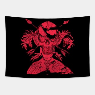 red skull Tapestry